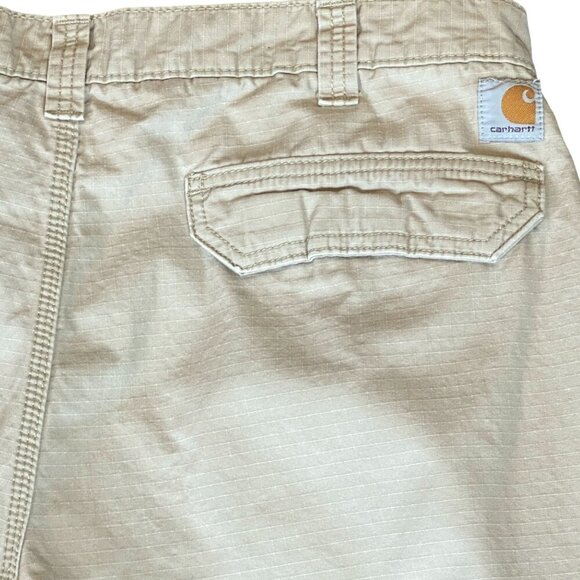 Carhartt Force Relaxed Fit Cargo Work Pant Beige Men's 38 #323H - Picture 5 of 8